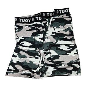 TUOY Men’s Padded Compression Shorts Camouflage Print Men's Size XXL Football
